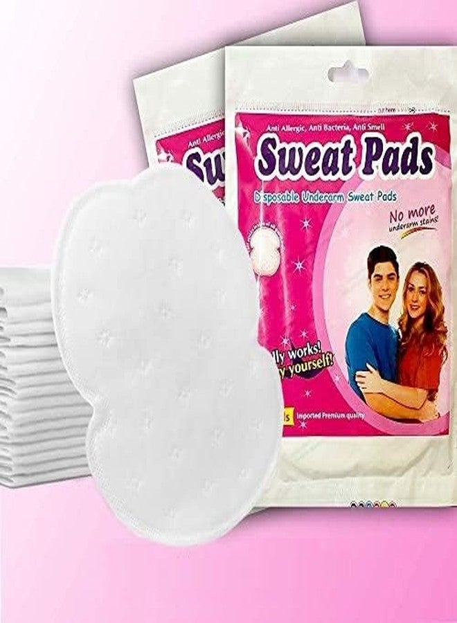 KD ZONE Disposable Underarm Sweat Pads - Highly Absorbent, Anti-Allergic, Anti-Bacterial, and Odor Control - Ultra-Thin Cotton Sweat Shields for Men & Women (Pack of 50) - Image 1